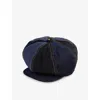 Carhartt Mens Nd Ocean Cavern  Wip X Nicholas Daley Cotton Baker Boy Hat In Blue