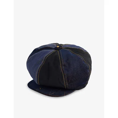 Carhartt Mens Nd Ocean Cavern  Wip X Nicholas Daley Cotton Baker Boy Hat In Blue