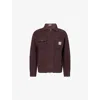 Carhartt Ip Mens Chore Logo-patch Knitted Wool-blend Cardigan Palisander In Brown