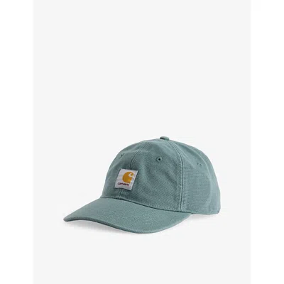 Carhartt Mens Silver Pine Icon Brand-patch Cotton Baseball Cap