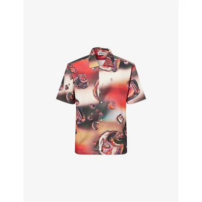 Carhartt Mens Solar Chrome Short-sleeves Woven Shirt In Multi