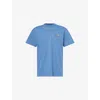 Carhartt Mens Blue Iris American Script Short-sleeve Cotton-jersey T-shirt Xxl In Multi