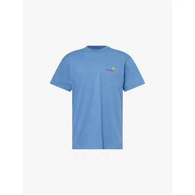 CARHARTT MENS SORRENT AMERICAN SCRIPT EMBROIDERED COTTON T-SHIRT