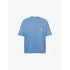 Carhartt Mens Sorrent Hudson Crewneck Cotton-jersey T-shirt In Blue