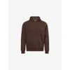 Carhartt Mens Tobacco / Gold Chase Relaxed-fit Cotton-blend Hoodie In Brown