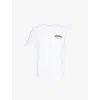 Carhartt Mens White Catalogue Printed Cotton-jersey T-shirt In White