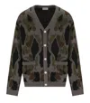 Carhartt Merton Camo Duck Grey Cardigan In Gray