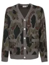 Carhartt Merton Button-up Cardigan In Grey