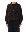 Carhartt Brown Merton Cardigan In Black