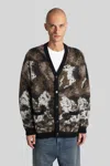 Carhartt Cardigan Merton Wild Dog Jacquard In Multi