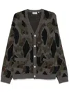 Carhartt Merton Button-up Cardigan In Grey