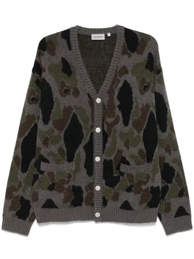 Carhartt Merton Camo Grey Cardigan