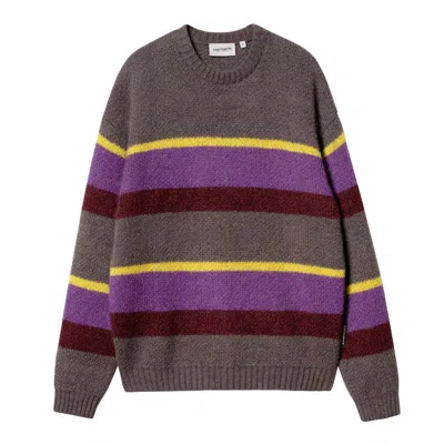 Carhartt Merton Sweater In Brown