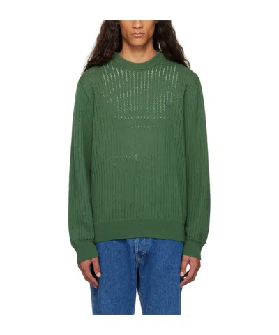 Carhartt Green Caleb Sweater In Xx 29n Duck Green