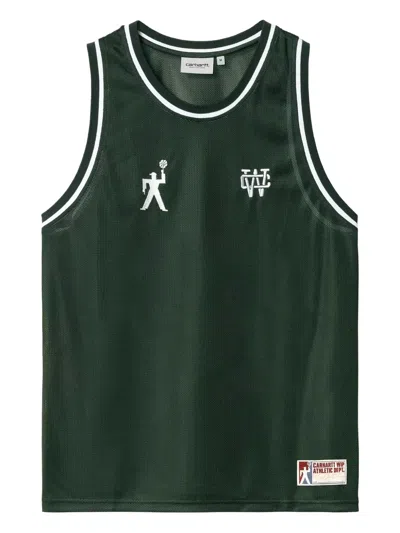 Carhartt Mesh Sports Tank Top In Green