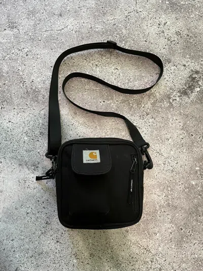 Pre-owned Carhartt Messenger Bag In Black