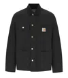 Carhartt Wip Michigan Black Jacket In Black