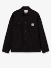 Carhartt Michigan Coat Cotton Long Jacket In Black