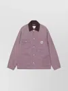 Carhartt Michigan Coat Featuring Contrast Collar In Pink