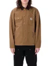 Carhartt Wip Michigan Winter Jacket In Brown