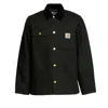 Carhartt Long Sleeve Jacket With Chest And Front Pockets In Black