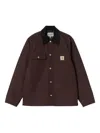 Carhartt Michigan Corduroy-collar Jacket In Brown