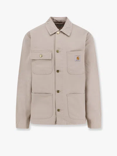 Carhartt Michigan Jacket In Beige Chiari E Naturali