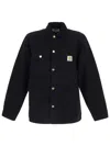 Carhartt Michigan Coat Cotton Long Jacket In Black