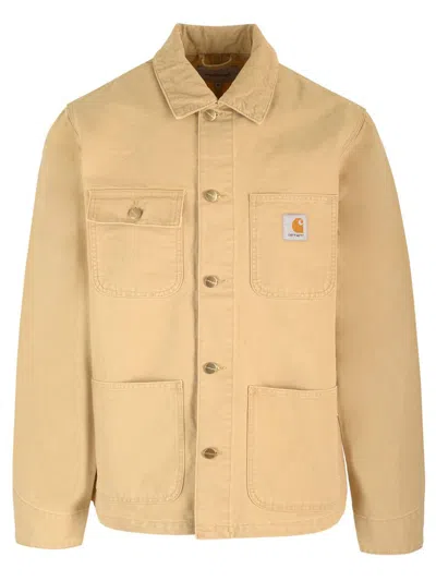 Carhartt Michigan Jackets Beige In Neutral