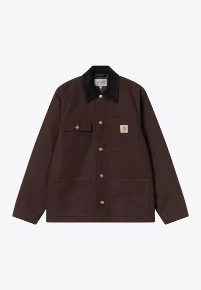 CARHARTT MICHIGAN LOGO-PATCH JACKET