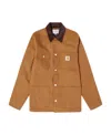 Carhartt Michigan Button-up Shirt Jacket In Brown