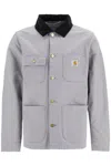 Carhartt Michigan Organic Cotton Jacket In Yosemite / Black (grey)