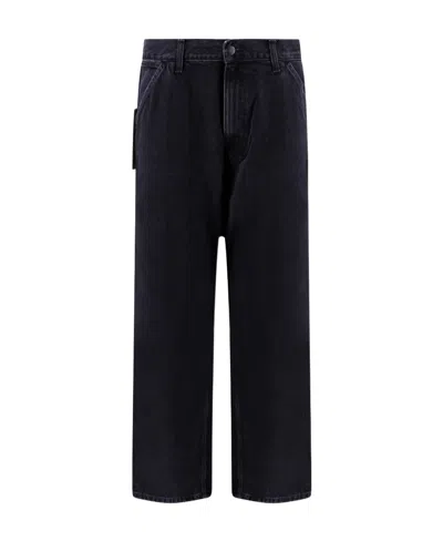 Carhartt Mid-rise Loose-fit Jeans In Black