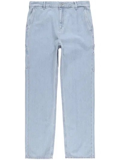 Carhartt Mid-rise Straight-leg Jeans In Blue