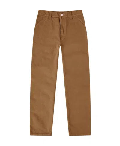 Carhartt Mid-rise Straight-leg Jeans In Brown