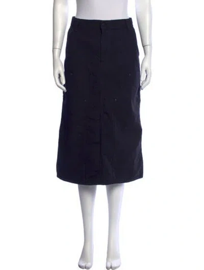 Pre-owned Carhartt Midi Length Skirt In Black