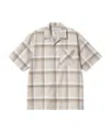 Carhartt Mika Plaid-check Flannel Shirt In Nude