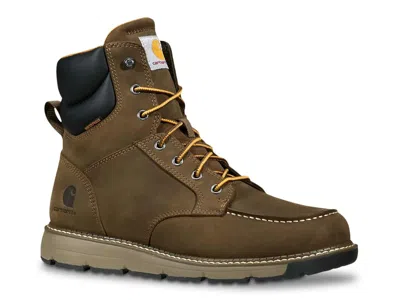 Carhartt Wide Width Millbrook 6" Waterproof Work Boot In Brown