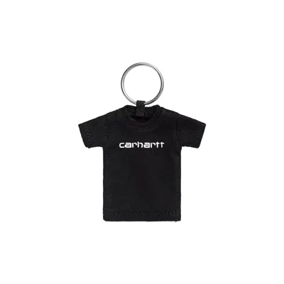 Carhartt Mini Script T Shirt Keychain Black