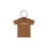 Carhartt Mini Script T Shirt Keychain Hamilton Brown In Brown