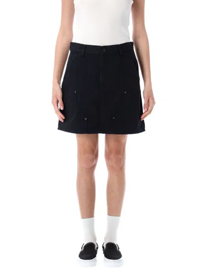 Carhartt Mini Skirt Maeve Double Knee In Black