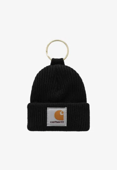Carhartt Mini Watch Hat Keychain In Black