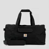 Carhartt Minimalist Black Polyester Travel Bag With Padded Handles In Black