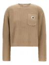 Carhartt Mira Sweater Sweaters And Cardigans White In Brown
