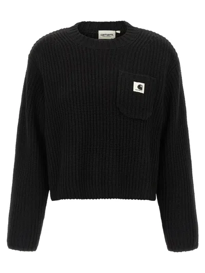 CARHARTT MIRA SWEATER SWEATERS AND CARDIGANS BLACK