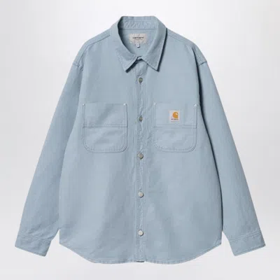 Carhartt Misty Sky Walter Shirt Jacket In Light Blue