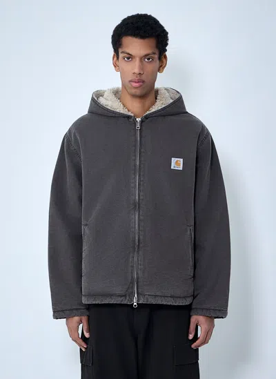Carhartt Mitch Hooded Jacket In Gray