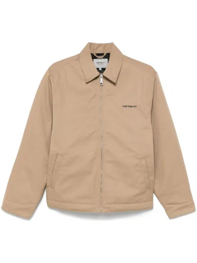 Carhartt Module Script Jacket In Brown