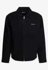 Carhartt Module Script Zip-up Jacket In Black