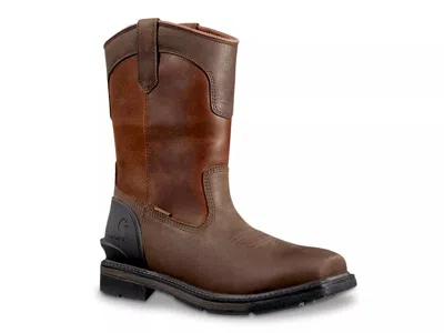Carhartt Montana 11 Waterproof Steel Toe Work Boot In Brown